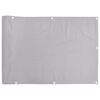 vidaXL Balkonski zaslon za privatnost sivi 800 x 120 cm PVC