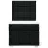 vidaXL Box spring krevet s madracem crni 80 x 200 cm od tkanine