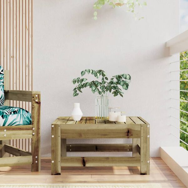 vidaXL Vrtni tabure od impregnirane borovine