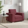 vidaXL Sofa Vinska crvena 100 x 80 x 82 cm tkanina