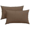 vidaXL Jastučići za sofu 2 pcs Smeđa 50 x 30 cm tkanina