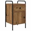 vidaXL Noćni ormar Staro drvo 35 x 36,5 x 61 cm Konstruirano drvo