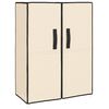 vidaXL Ormarić za cipele krem 60 x 28 x 90 cm od tkanine