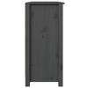 vidaXL Komoda sivi 100 x 35 x 74 cm od masivne borovine