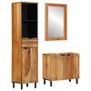 vidaXL Set ormarića za kupaonicu 3 kom. Prirodna 38 x 33 x 160 cm