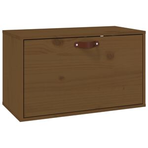 vidaXL Zidni ormarić boja meda 60 x 30 x 35 cm od masivne borovine