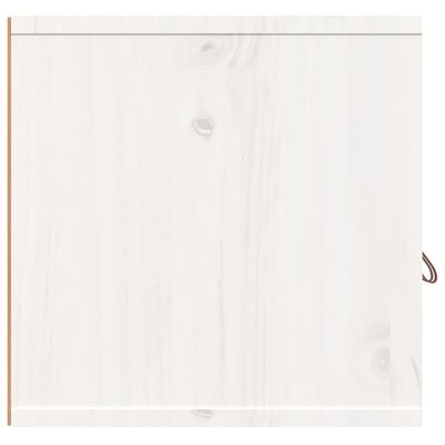 vidaXL Zidni ormarići 2 kom bijeli 80 x 30 x 30 cm od masivne borovine