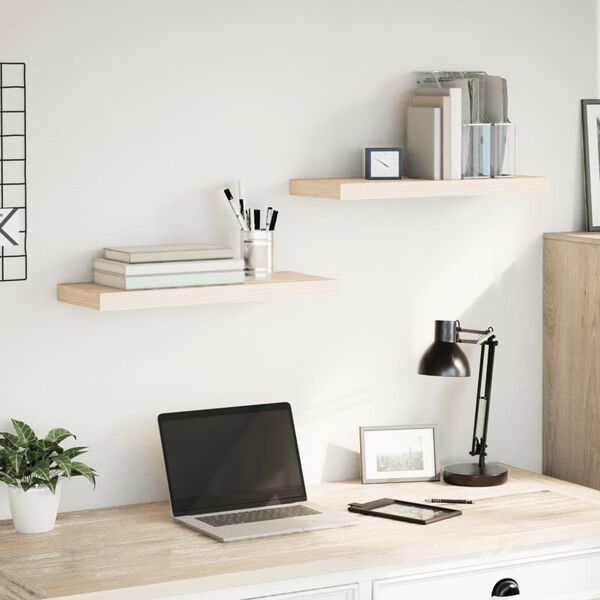 vidaXL Plutajuće police 2 kom 60x23,5x4 cm od konstruiranog drva