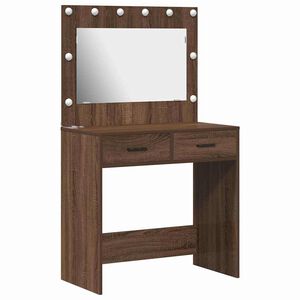 vidaXL Toaletni stol Smeđi hrast 78,5 x 41 x 135 cm Konstruirano drvo