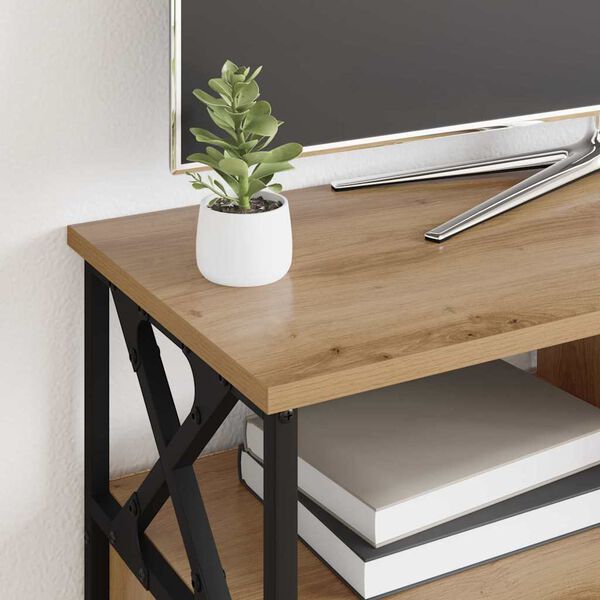 vidaXL TV ormar s ladicama Umjetnički hrast 90 x 33 x 45 cm