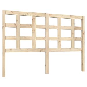 vidaXL Uzglavlje za krevet 140,5 x 4 x 100 cm od masivne borovine