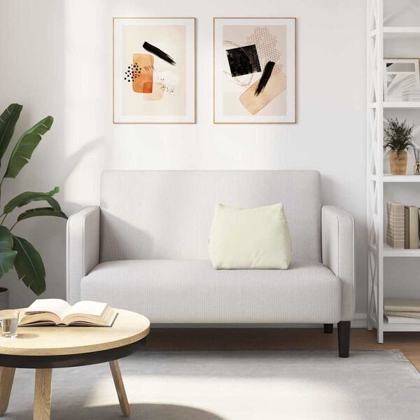 vidaXL Jastuk za leđa Krema 45 x 20 x 35 cm Kordura tekstil