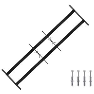 vidaXL Re&scaron;etka za sigurnost prozora s 2 prekrižena nosača 3 pcs