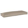 vidaXL Jastuk Oxford tkanina Sivo-smeđa 110 x 40 x 8 cm
