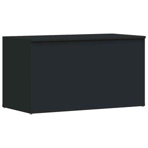 vidaXL &Scaron;krinja za pohranu crna 84 x 42 x 46 cm od konstruiranog drva