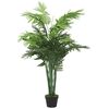 vidaXL Umjetna palma 28 listova 120 cm zelena