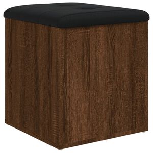vidaXL Klupa za pohranu boja hrasta 42x42x45 cm od konstruiranog drva