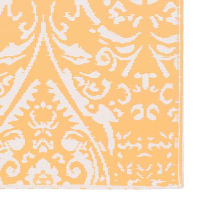 vidaXL Vanjski tepih narančasto-bijeli 160 x 230 cm PP