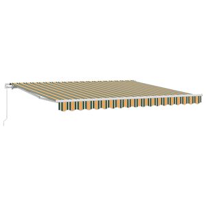 vidaXL Skrovita tenda &Scaron;areni 400 &times; 300 cm Poliester i aluminij
