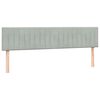vidaXL Box Spring krevet s madracima svijetlo sivi 180x210 cm bar&scaron;un