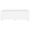 vidaXL Krevetna konstrukcija s madracem Bijelo 80 x 200 cm tkanina