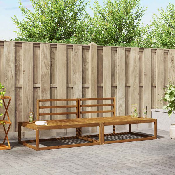 vidaXL Set vanjskih sofa 2 Komad Prirodna 230,5 x 83 x 73 cm