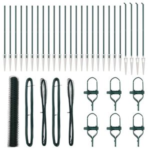 vidaXL Stup za ogradu Zelena