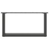 vidaXL Noge za klub stolić U-oblik 2 kom antracit 60 x (30-31) cm čelik