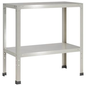 vidaXL Stol za presađivanje 100 x 40 x 80 cm Nehrđajući čelik Srebrna