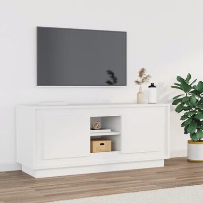 vidaXL TV ormarić bijeli 102 x 35 x 45 cm od konstruiranog drva