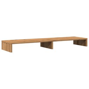vidaXL Stalak za monitor boja hrasta 100x27x10 cm konstruirano drvo