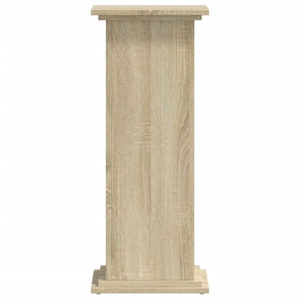 vidaXL Stalak za biljke boja hrasta 33 x 33 x 80 cm konstruirano drvo