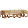 vidaXL Set vanjskih sofa 8 kom. Prirodna i bež