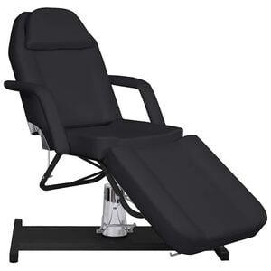 vidaXL Masažni stol crni 180 x 62 x (87 - 112) cm