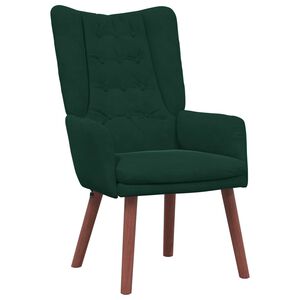 vidaXL fotelja Tamnozelena 63 x 67 x 94 cm Bar&scaron;un