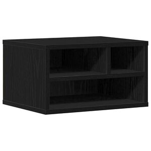 vidaXL Držač za printer Crni hrast 40 x 32 x 22,5 cm Konstruirano drvo