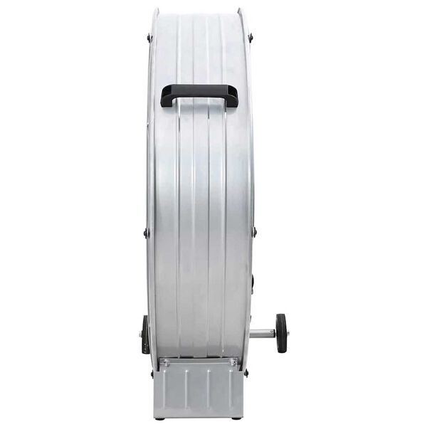 vidaXL Bubnjasti ventilator s kotačem Srebrno 79 x 37 x 82 cm Aluminij