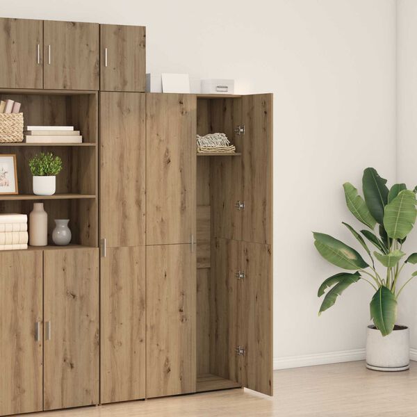 vidaXL Highboard hrast artisan 70 x 42.5 x 185 cm Konstruirano drvo