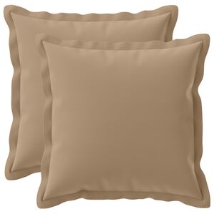 vidaXL Presvlaka za jastuk 2 kom. HOUTEN Sivosmeđa 30 x 30 cm