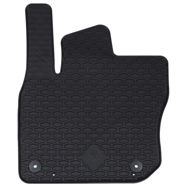 vidaXL Auto tepih 4 pcs Crna VW TIGUAN TDI Guma