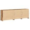 vidaXL Sideboard Staro drvo 202 x 37 x 67 cm Konstruirano drvo