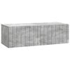 vidaXL TV ormar za zid Betonska siva 98 x 41 x 30 cm Konstruirano drvo