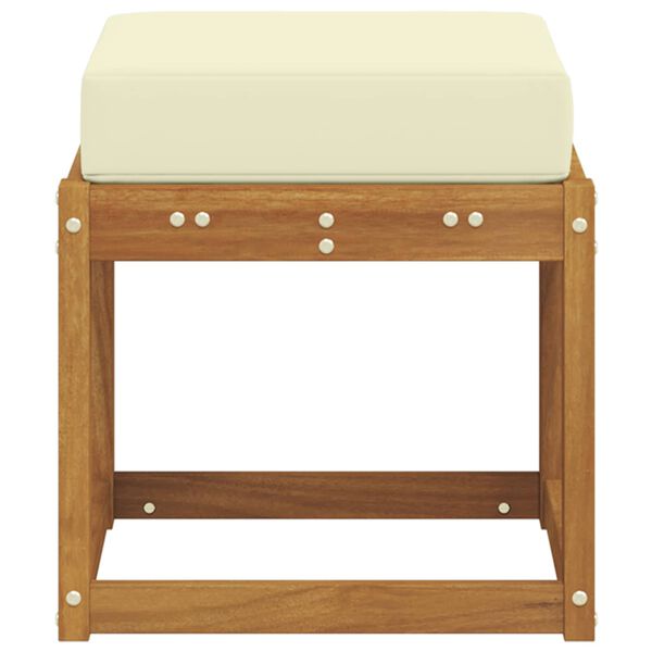 vidaXL Vanjska stolica klupa Čvrsto drvo akacije Prirodna