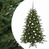 vidaXL Umjetno božićno drvce s kuglicom 120 cm 150 LED lampica