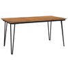 vidaXL Vrtni stol s U-nogama 160x80x75 cm od masivnog drva bagrema