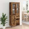 vidaXL Highboard Staro drvo 69,5 x 34 x 90 cm Konstruirano drvo