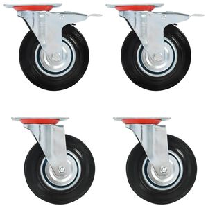 vidaXL Okretni kotačići 4 kom 125 mm
