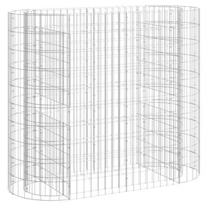 vidaXL Gabionska povi&scaron;ena gredica od pocinčanog željeza 120x50x100 cm