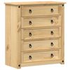 vidaXL Ladičar Corona 80 x 40 x 89 cm od masivne borovine