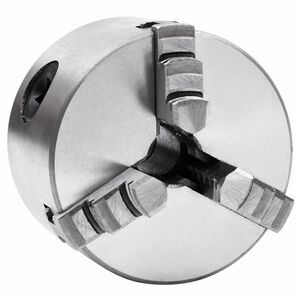 vidaXL Stezna glava za tokarski stroj s 3 čeljusti 80 mm čelična